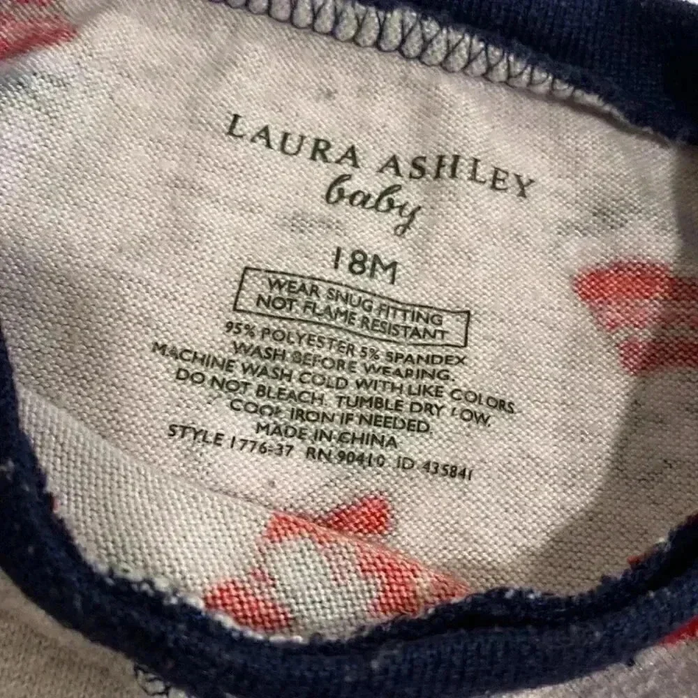 Laura Ashley baby pajamas